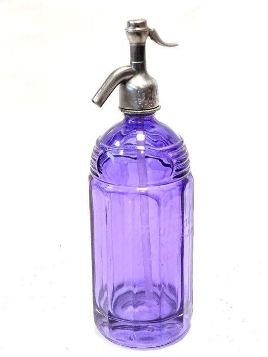 Flasche - Violetter Vintage-Siphon
