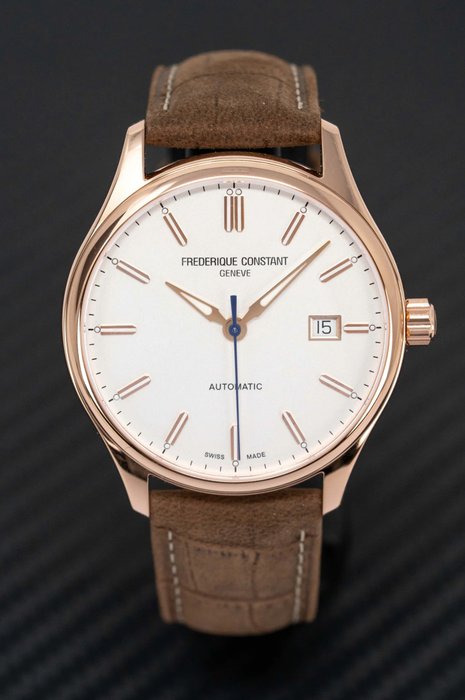 Frédérique Constant - Classics Index Rose Gold PVD Leather "NO RESERVE PRICE" - 没有保留价 - FC-303NV5B4 - 男士 - 2011至现在