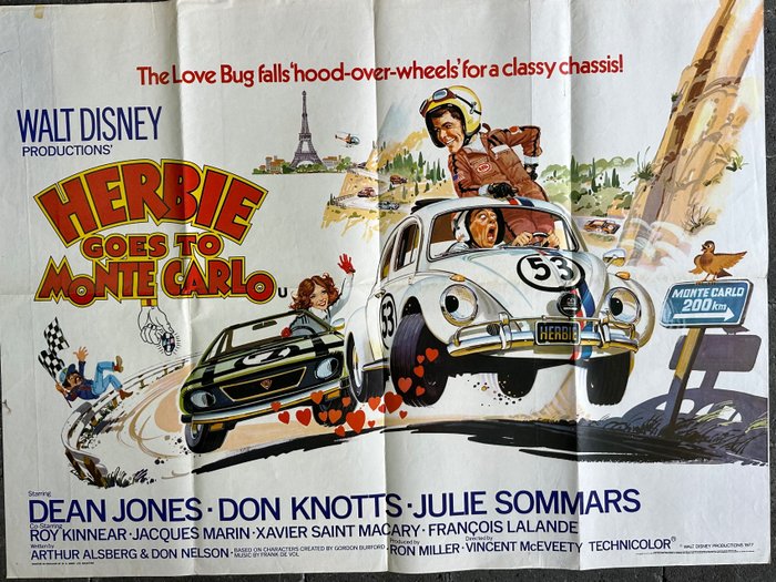 Herbie goes to Monte Carlo Barry LTD Bradfort - Rally race VW - 1970s