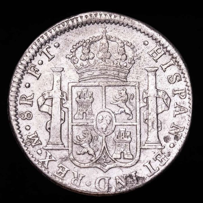 Espanha. Carlos IV (1788-1808). 8 Reales 1803 FT - Ceca de Mexico