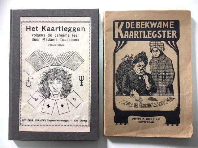 De Riols, J. & Madame Tousseaux - Lot van 2 boeken over het voorspellen van de toekomst met kaarten - 1910