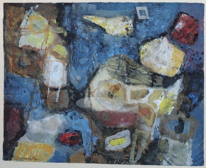 Christiaan de Moor (1899-1981) - 'Abstracte compositie II'