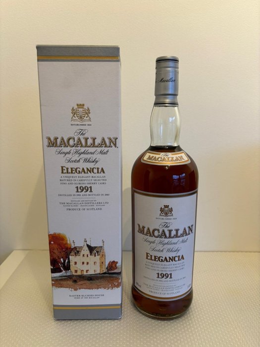 Macallan 1991 - Elegancia - Original bottling  - b. 2003  - 1.0 Litre