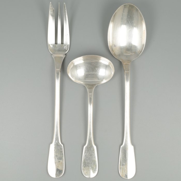 Christofle, model Cluny - Schepwerk - Cutlery set (3) - Silverplate