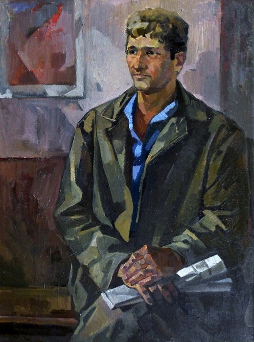 Logvinyuk  Aleksandr  Semenovich (1936-2004) - Ritratto di un operaio