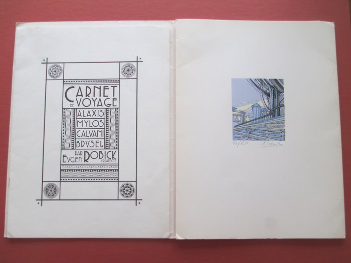 Schuiten -De muren van Samaris - Gesigneerd - 1 pressemateriale - Casterman - 1983