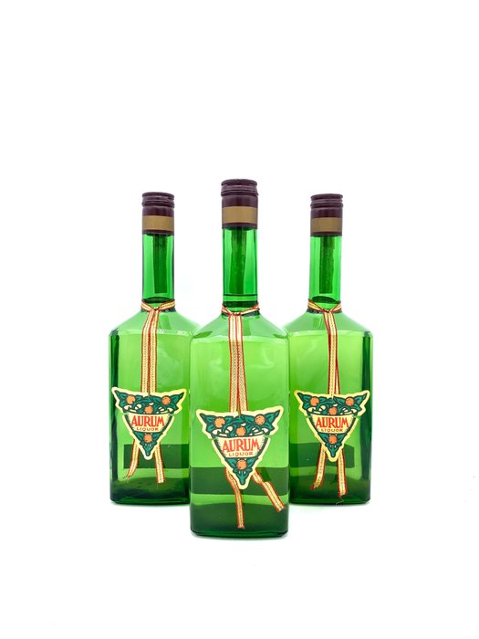Illva - Aurum Liquor - Magnums  - b. 1970‹erne - 200 cl - 3 flasker