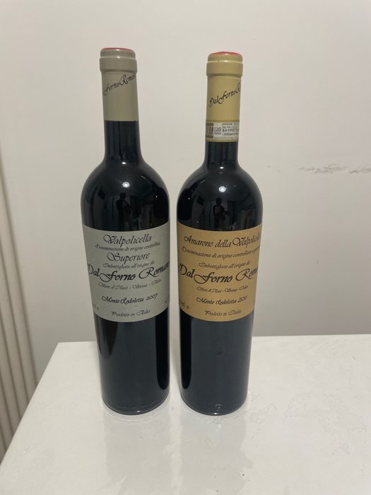 2001 Amarone & 2007 Valpolicella Superiore, Romano Dal Forno, Monte Lodoletta - Venetien - 2 Flaschen (0,75 l)