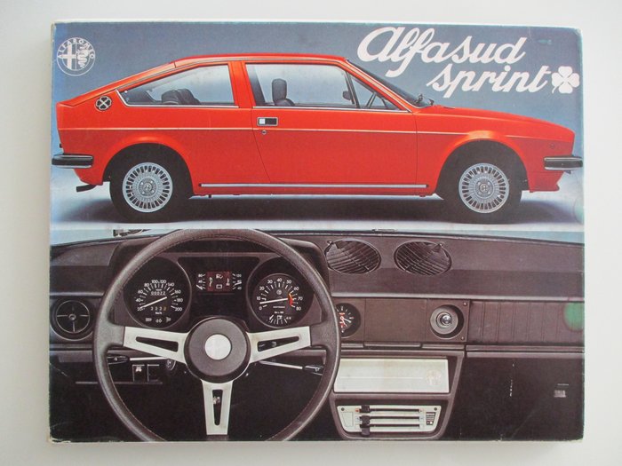 Sajtókészletek - Alfa Romeo - Alfasud sprint Pressemappe 09/1976. SEHR UMFANGREICH UND SELTEN!!! - 1976