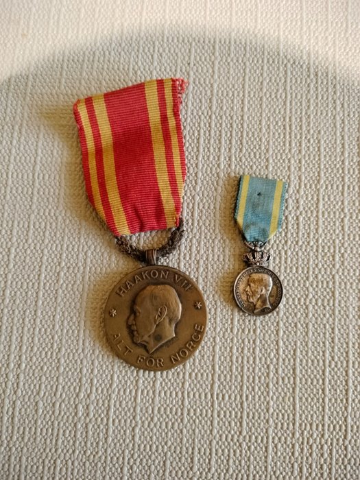 Noruega - Medalha - Norvegia seconda guerra