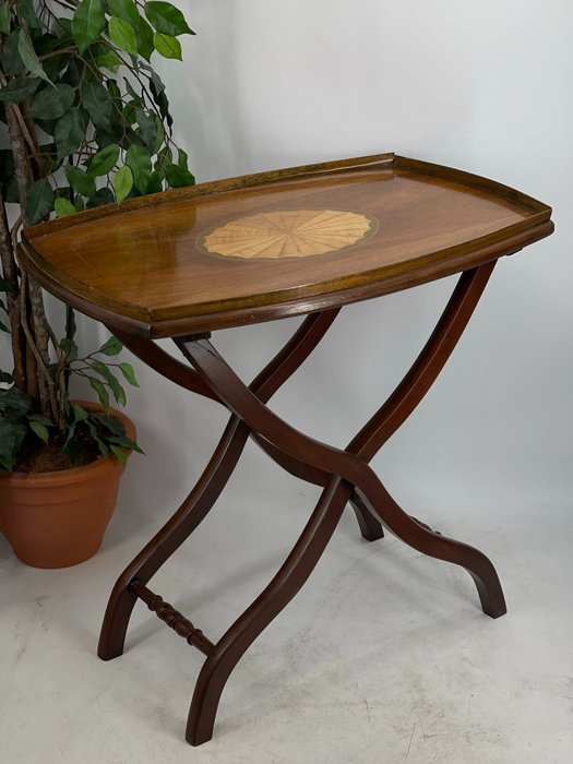 Tafel (1) - TABLE-bijzettafel gemaakt van hout - Hout