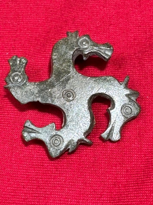 Oud-Romeins Brons Fibula - 37 mm