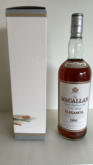 Macallan 1991 – Elegancia – Original bottling  – b. 2003  – 1,0 Liter