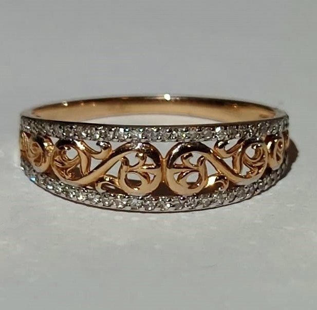 Diamant - Roségold - Ring