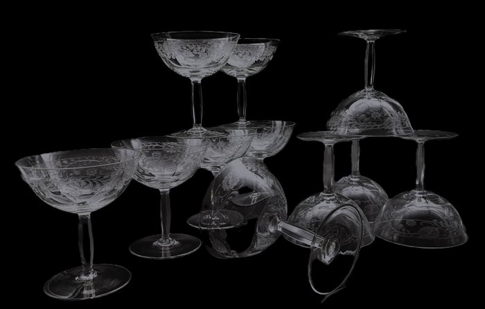 Cristallerie Empoli - Drinking glass (11) - Crystal