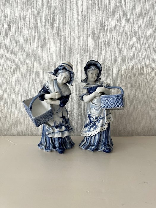 Rauenstein - Thuringen figurines - 小塑像 -  (2) - 瓷器