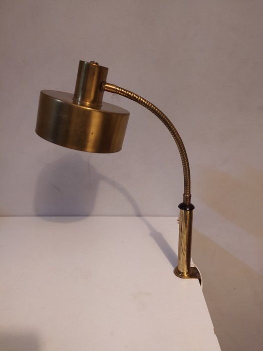Tafellamp - Aluminium, Bakeliet, Messing
