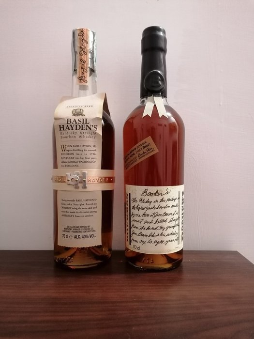 Booker's 6yo Batch 2019-01E - 125.9 Proof - Basil Hayden's Kentucky Straight Bourbon  - 70cl - 2 bottles