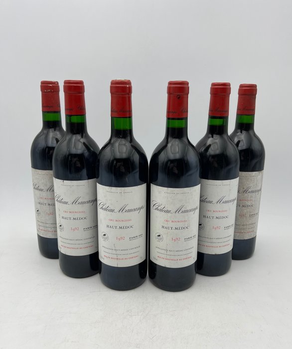 1992 Château Maucamps - Haut Médoc Cru Bourgeois - Bordeaux, Haut-Médoc Cru Bourgeois - 6 Flasker  (0,75 l)