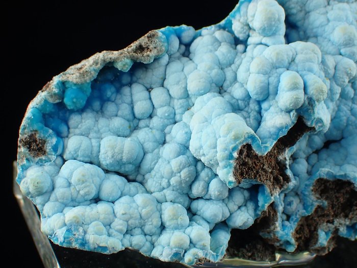 TOP Hemimorfit albastru Cristale pe matrice - Înălțime: 60 mm - Lățime: 40 mm- 80 g