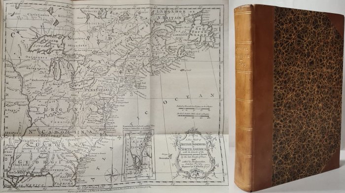 J Dodsley (uitg.) - Annual Register..View of the History, Politics 1763 - a.o. 7-years war with 4 maps a.o British - 1782