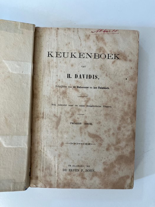 Henriëtte Davidis - Keukenboek - 1868