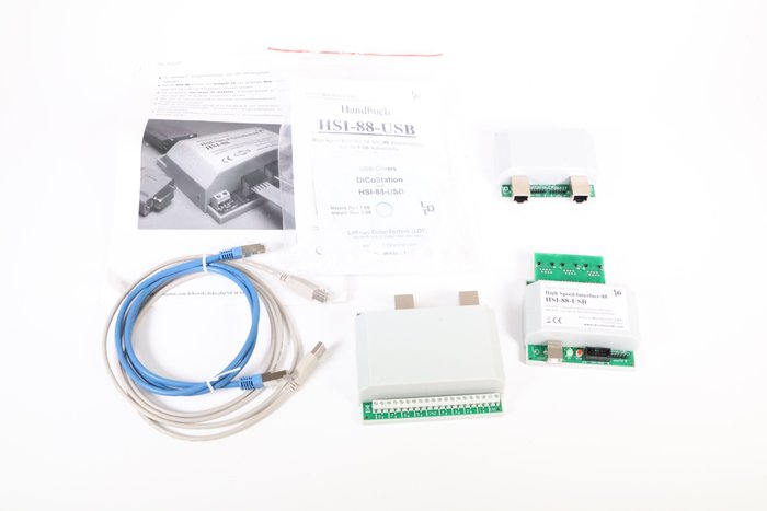 Littfinski H0, N - RM-88-N/HSI-88-USB-RM-GB-8-N - 電子 (3) - 三個模組：2x 回饋模組和 1x 介面