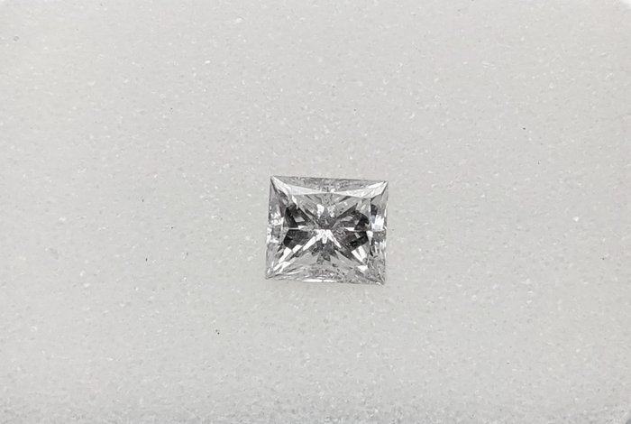 钻石 - 0.30 ct - 公主方形 - F - SI2 微内含二级, No Reserve Price