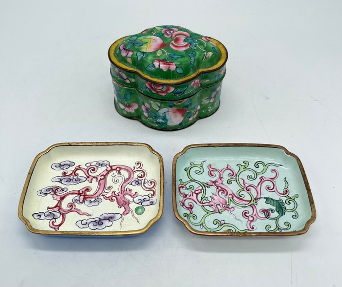盒 (3) - 廣州琺瑯彩瓷器收藏 - 瑪瑙