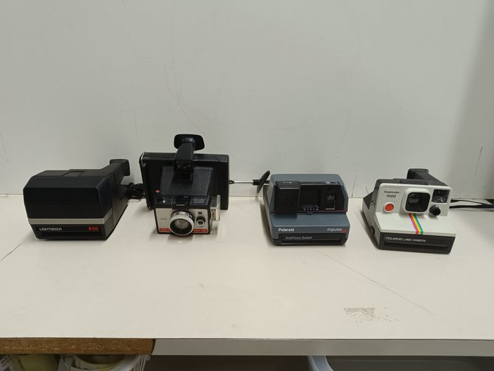 Polaroid Colorpack 80, light mixer 630, impulse AF, supercolor 1000 Selvfremkallende kamera