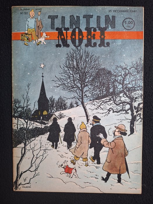 Tintin (magazine) - Journal Tintin numéro 52 - Spécial Noël - 1 Album - 1947