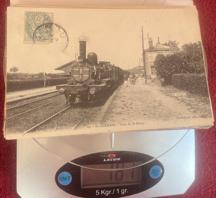 Frankrig - Tog/ jernbaner - Postkort (50) - 1905-1944