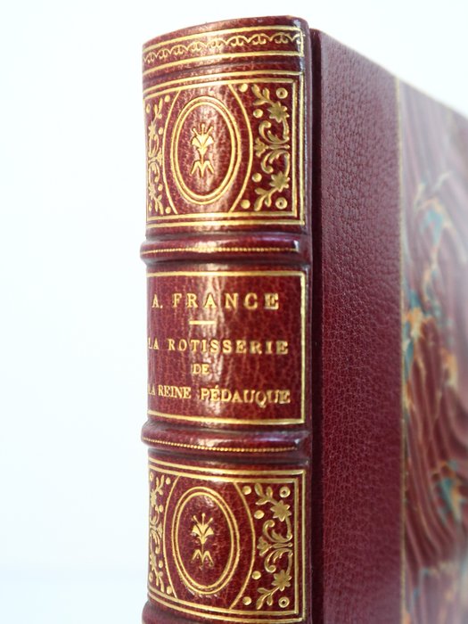 Anatole France - Rôtisserie de la reine Pédauque [Reliure signée de Victor Champs] - 1893