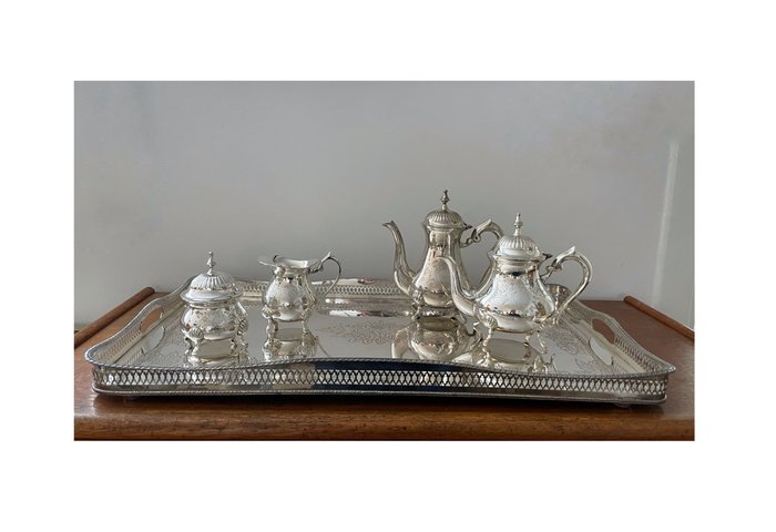 Coffee and tea service (5) - Electronic Plated Silver - EPNS