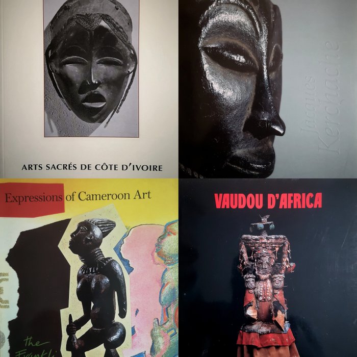 Fire bøker om Vest-Afrika (Kamerun, Elfenbenskysten, Nigeria)