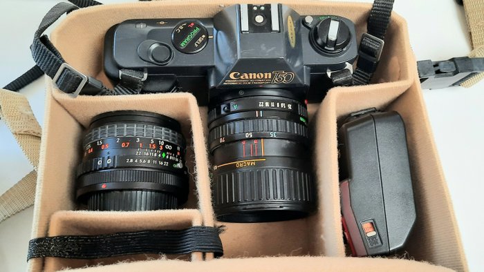 Canon T50 + Tokura 28mm + FD 35-70mm Analoge Kamera