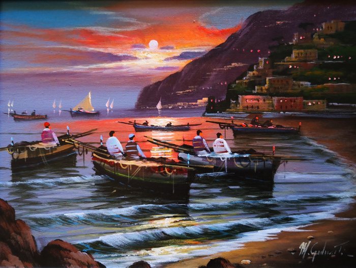 Mario Galanti (XX-XXI) - Barche dei pescatori