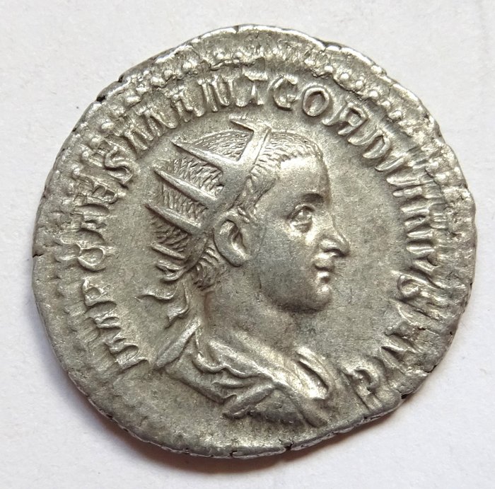 羅馬帝國. 戈爾迪安三世 (AD 238-244). Antoninianus 238 AD  (沒有保留價)