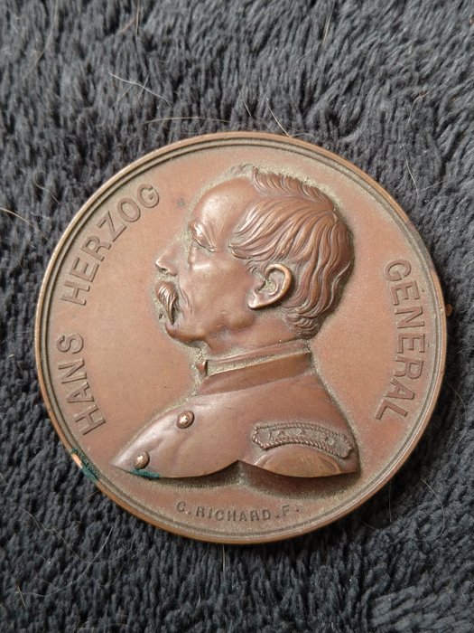 Zwitserland - Medaille - Neutralité Suisse - 1871