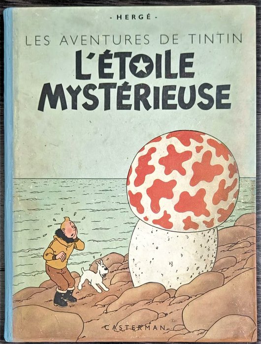 Tintin T10 - L'étoile mystérieuse (B1) - C - 1 Album - Utánnyomás - 1946
