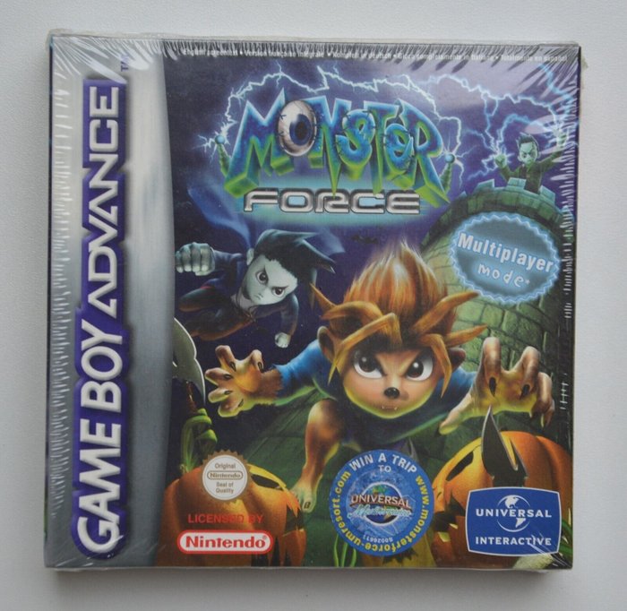 Nintendo - Monster Force Gameboy Advance GBA PAL Factory Sealed - Universal Interactive - PAL - Videospil (1) - I original forseglet æske