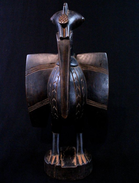 Figure - Senufo Hornbill - 42.5 cm - Côte d'Ivoire