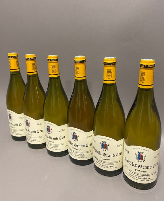 2002 Chablis Grand Cru "Valmur" - Droin - Bourgogne - 6 Bottles (0.75L)