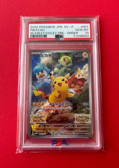 Pokémon Graded card - Hyper Rare! - Pikachu - Scarlet & Violet Promo - PSA10 - Pikachu - PSA 10