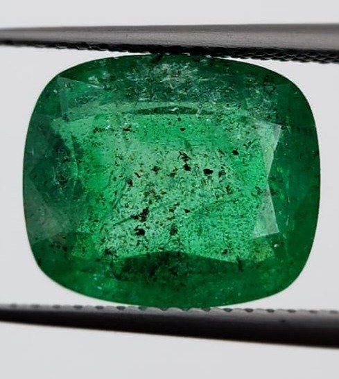 Grøn Smaragd - 6,36 ct