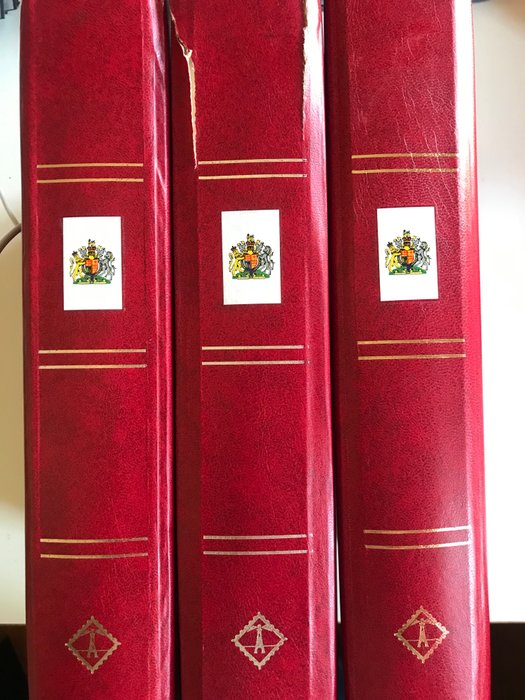 British Commonwealth  - Umfangreiche **/MNH Sammlung Omnibus-Ausgaben in 3 dicken Alben
