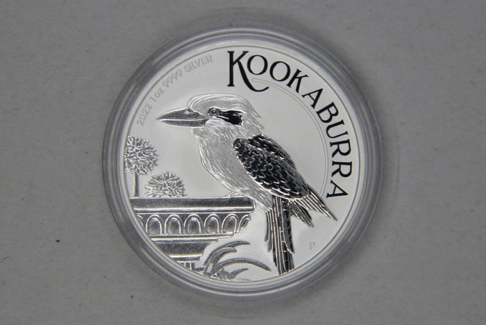 Australien. 1 Dollar 2022 Zilveren Kookaburra, 1 troy ounce