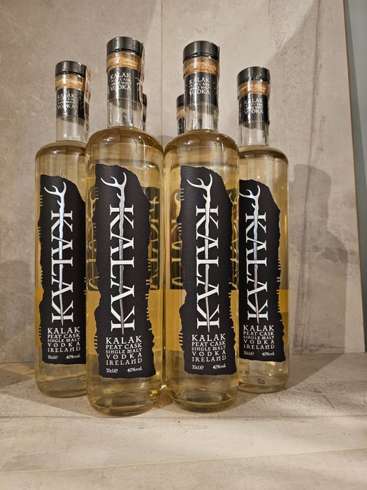 Kalak - Single Malt Vodka Peat Cask - 70 cl - 6 flaschen