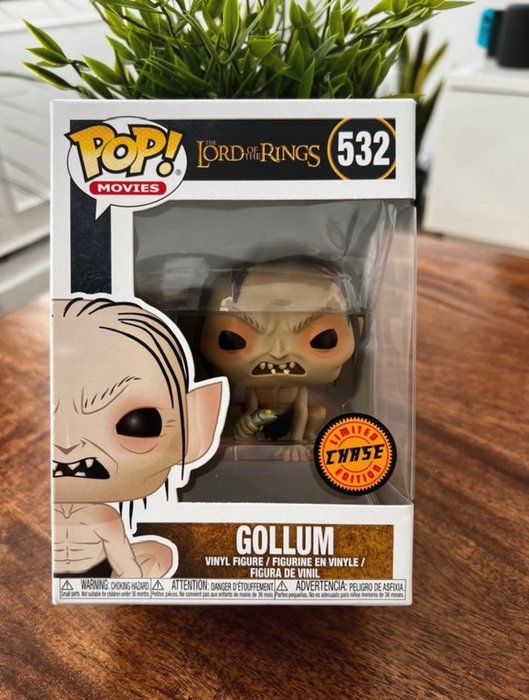 Funko  - Funko Pop Lord Of The Rings-Gollum (CHASE) #532