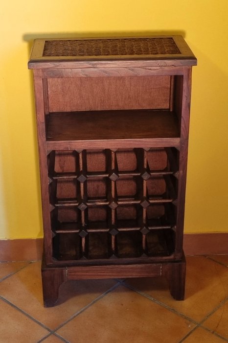 Cabinet (1) - Cellar, solid wood, oak, rope from the 1920s/30s